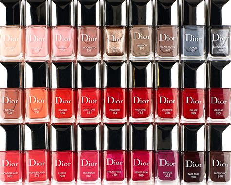 christian Dior nail polish colors